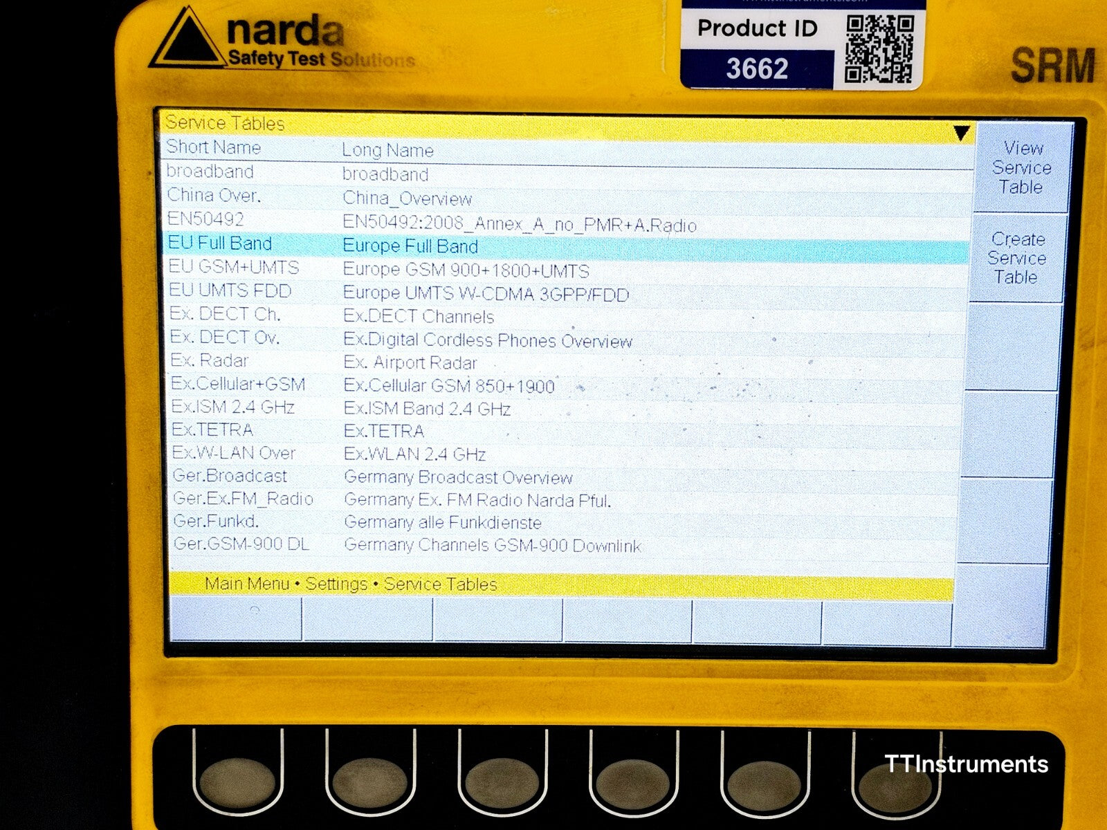 Narda SRM-3006 Selective Radiation Meter 9 kHz-6 GHz