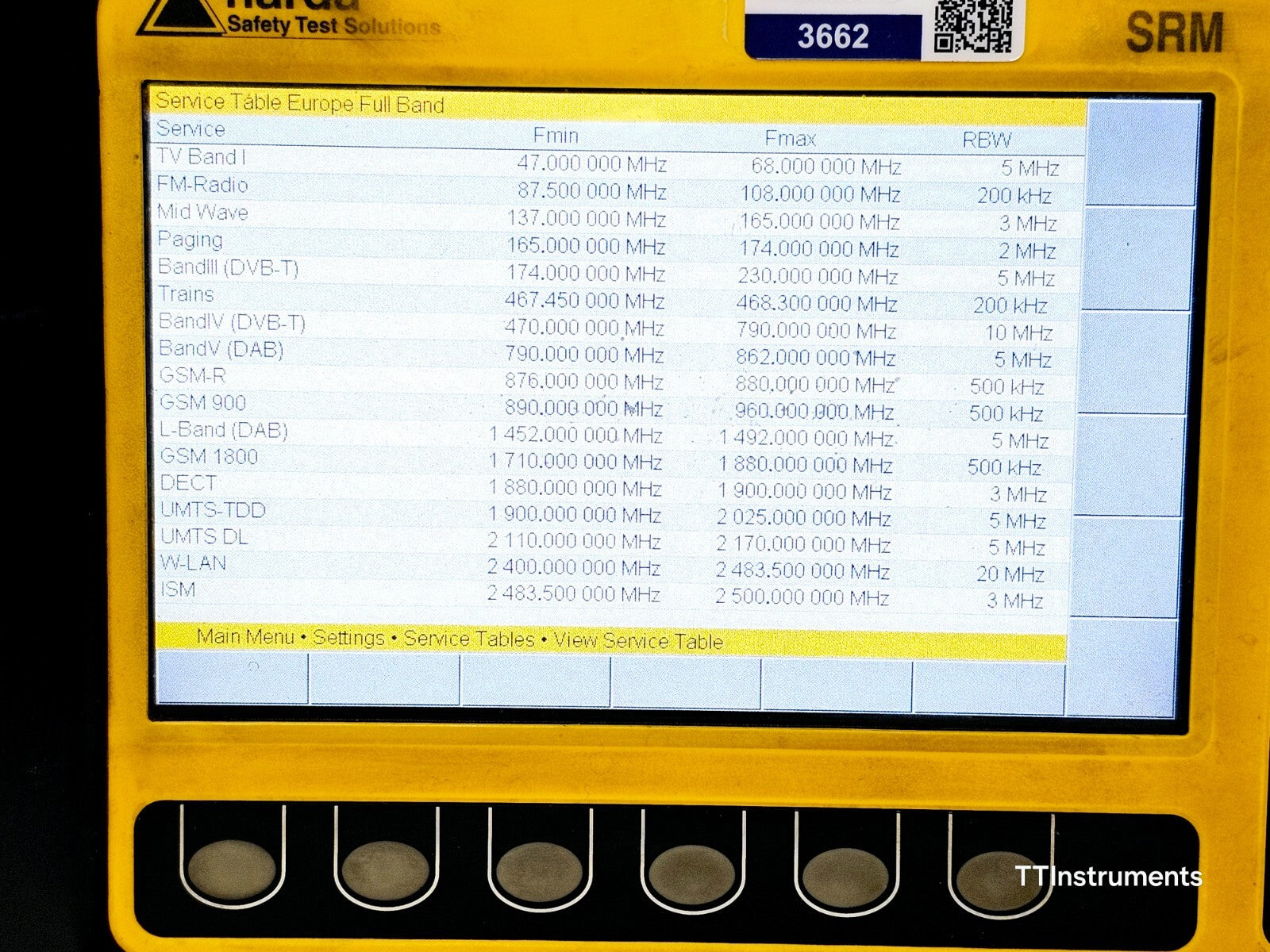 Narda SRM-3006 Selective Radiation Meter 9 kHz-6 GHz
