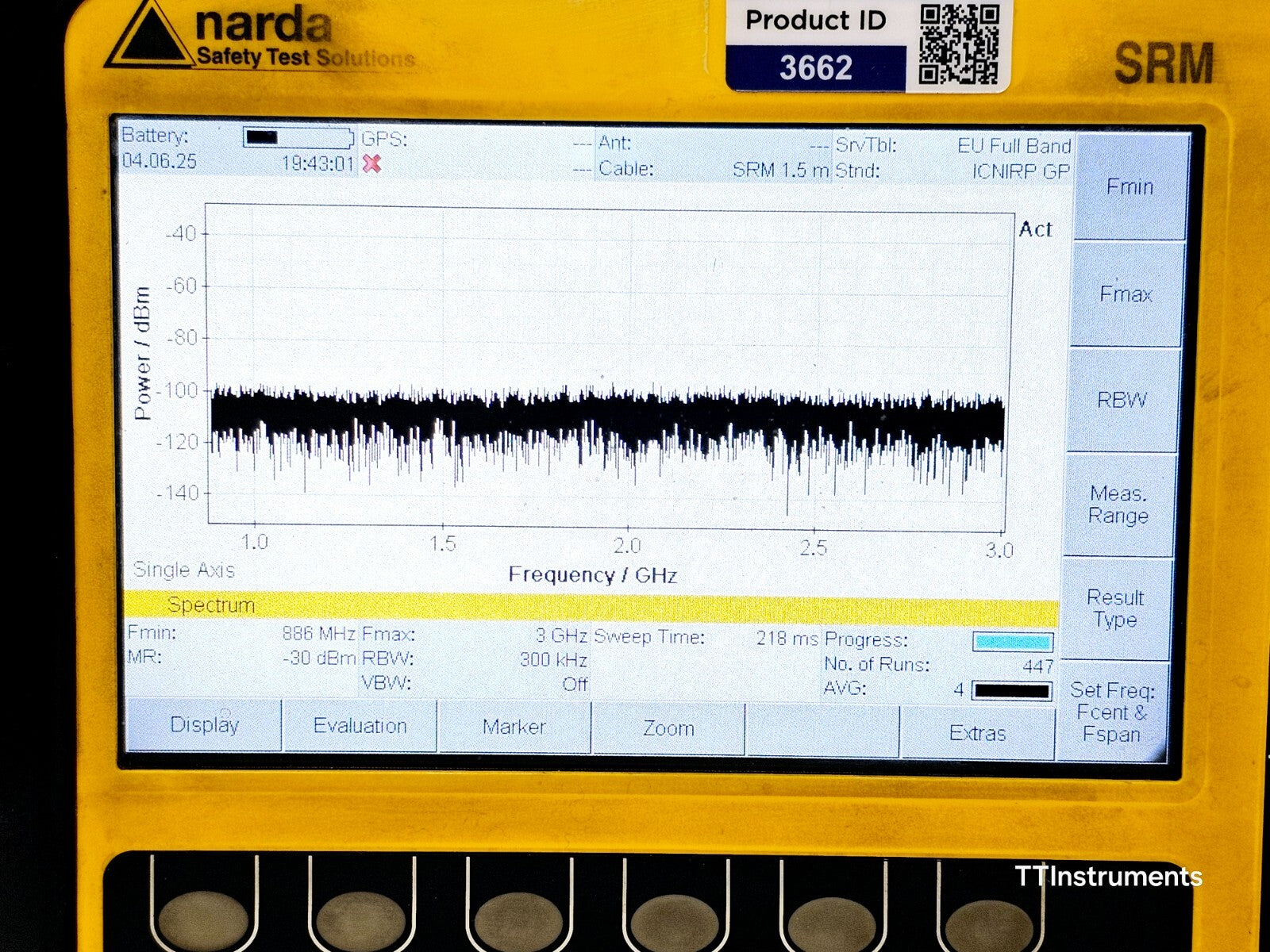 Narda SRM-3006 Selective Radiation Meter 9 kHz-6 GHz