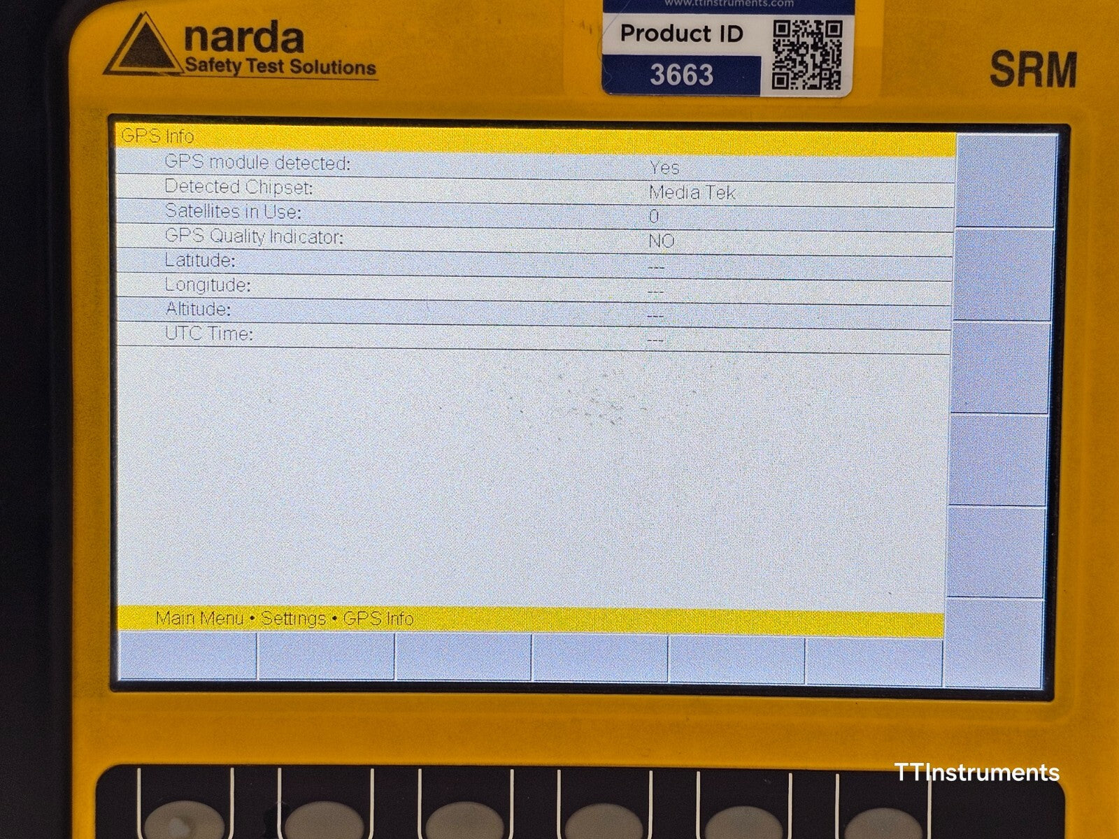 Narda SRM-3006 Selective Radiation Meter 9 kHz-6 GHz 3006/01