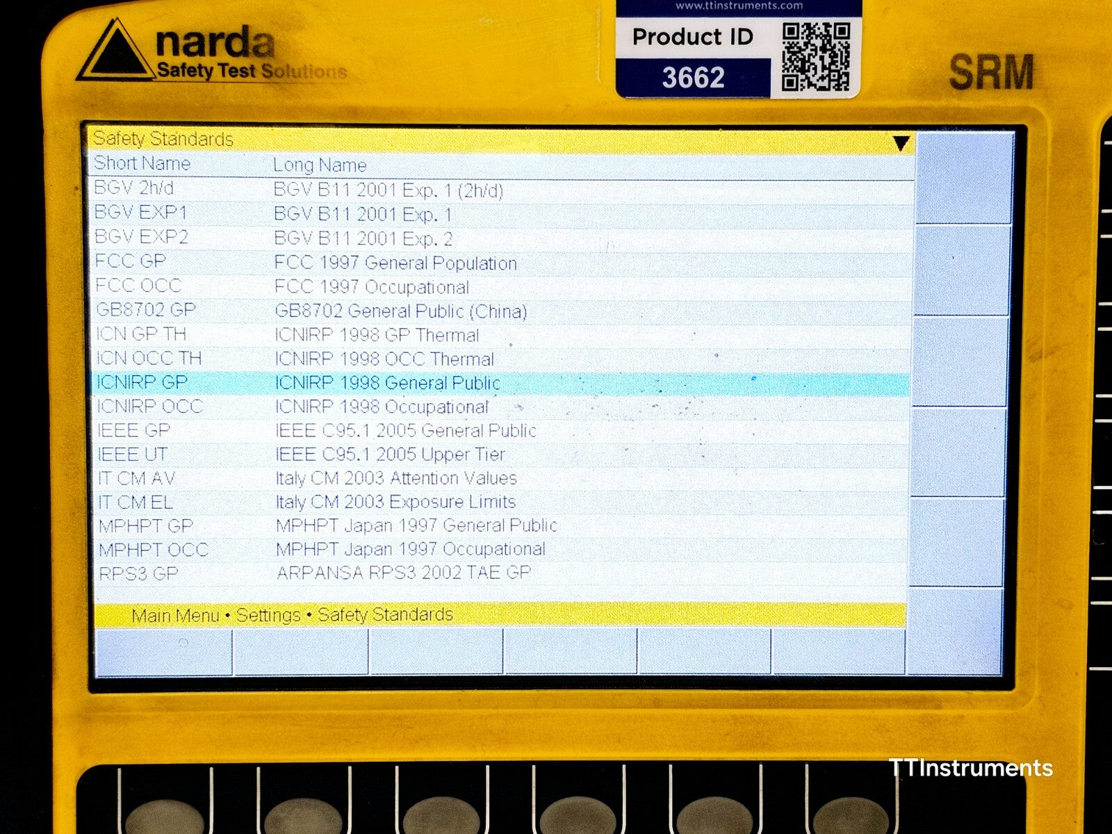 Narda SRM-3006 Selective Radiation Meter 9 kHz-6 GHz