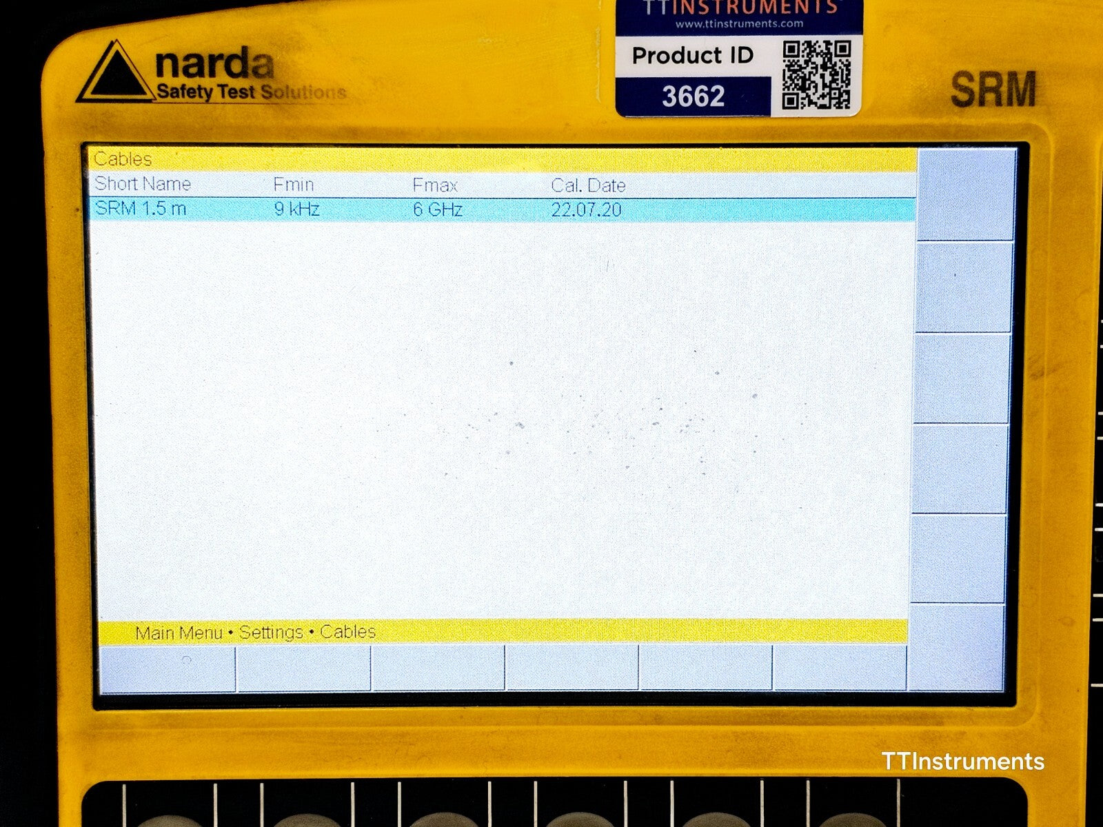 Narda SRM-3006 Selective Radiation Meter 9 kHz-6 GHz