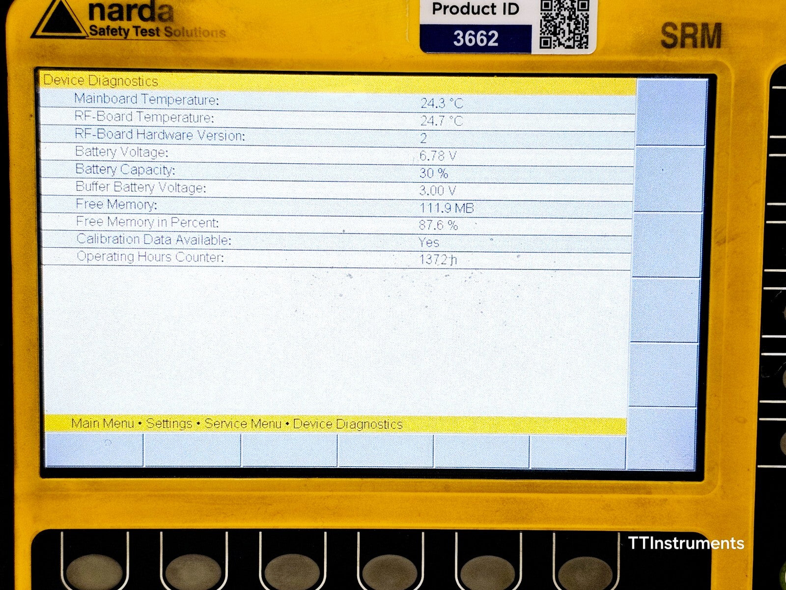 Narda SRM-3006 Selective Radiation Meter 9 kHz-6 GHz