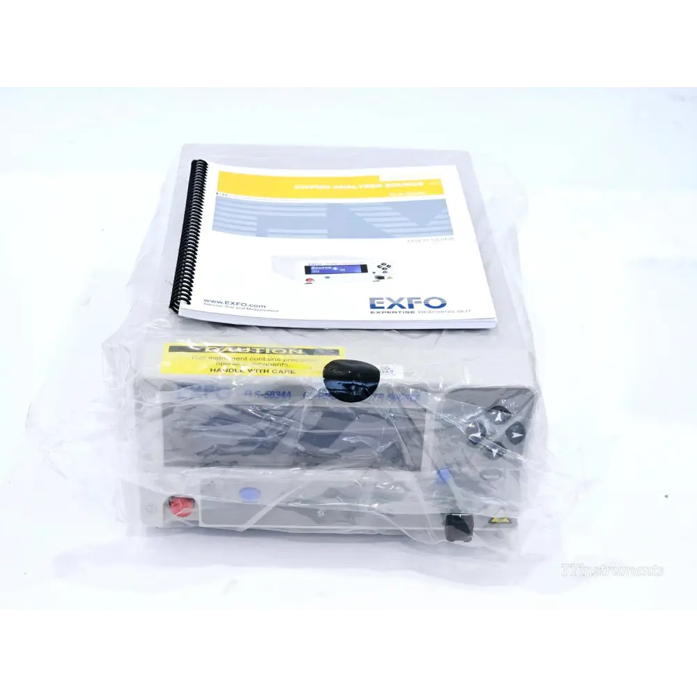 EXFO FTB-5800 Chromatic Dispersion Analyser module, front view showing optical connector ports