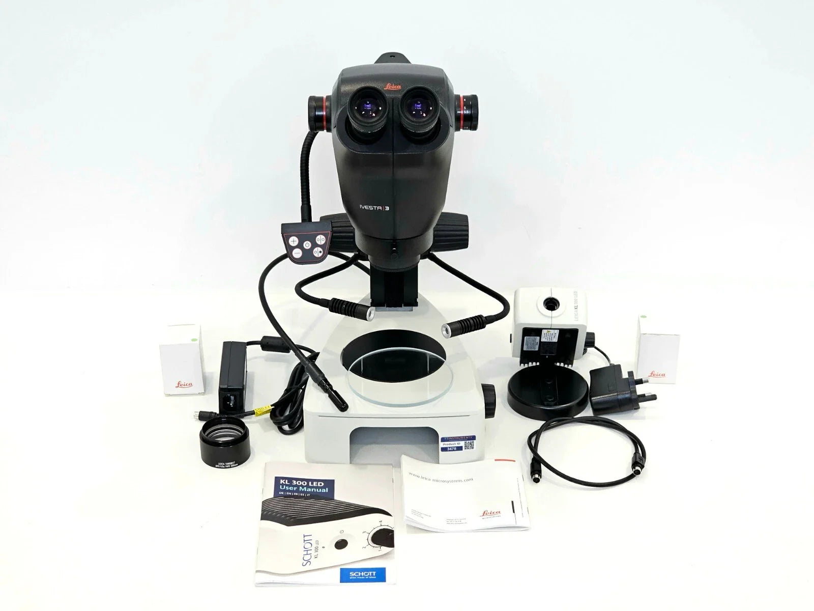 NEW Leica Ivesta 3 Greenough Stereo Microscope + Accessories & Optional Extras