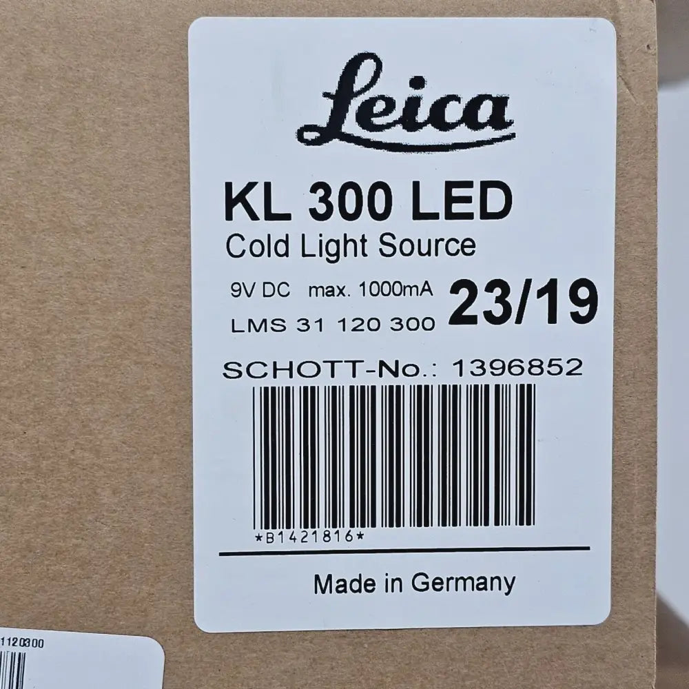 Leica Ivesta 3 stereo microscope box packaging brand new boxed contents