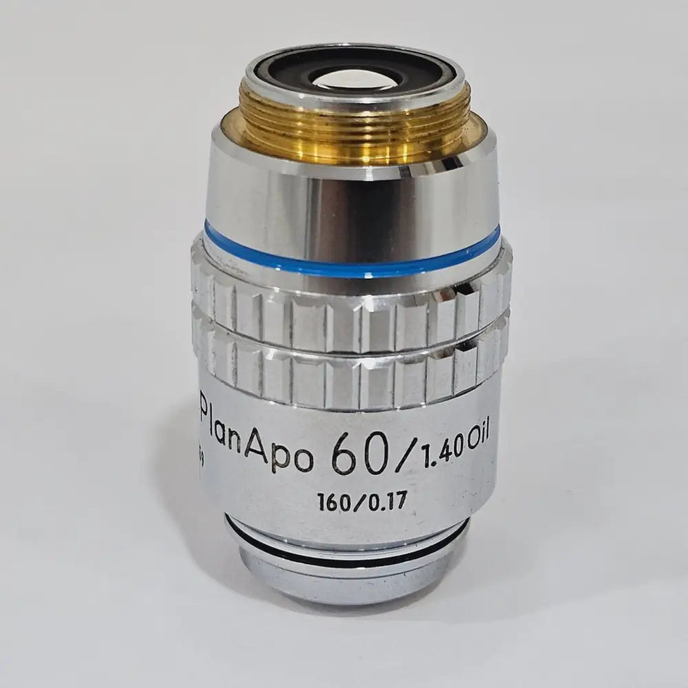 Nikon Plan Apo 60x 1.40 oil immersion objective side profile showing RMS thread mount