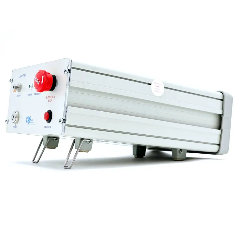 BRM-785 Raman excitation laser module serial number and manufacturer date label detail