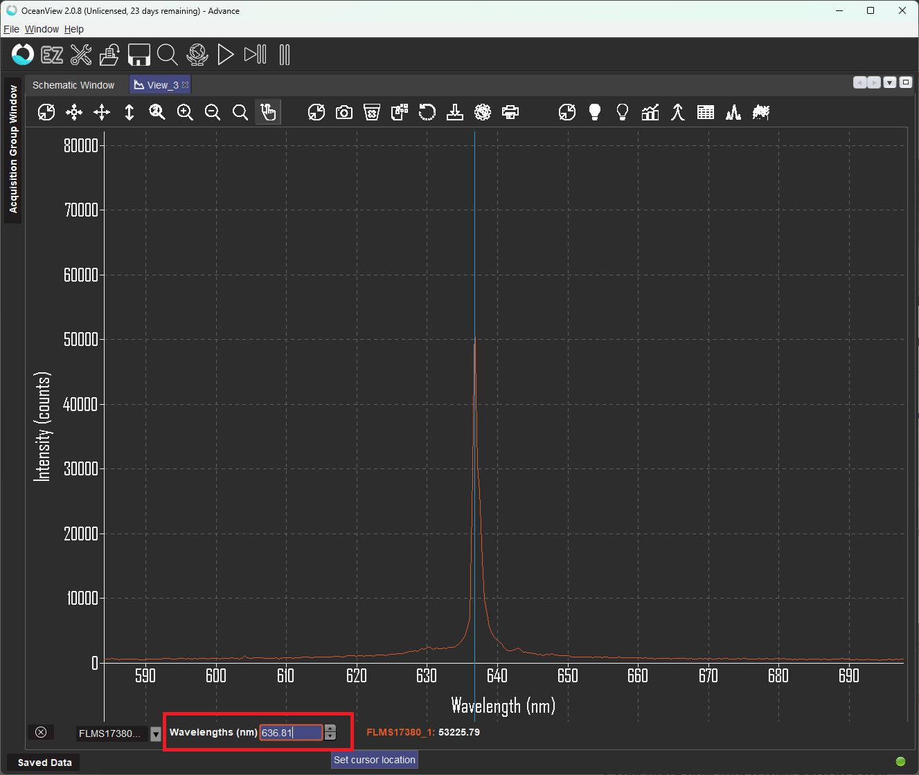 Ocean Optics Flame-S-VIS-NIR Spectrometer 350nm (340 - 1019nm) Tested Working
