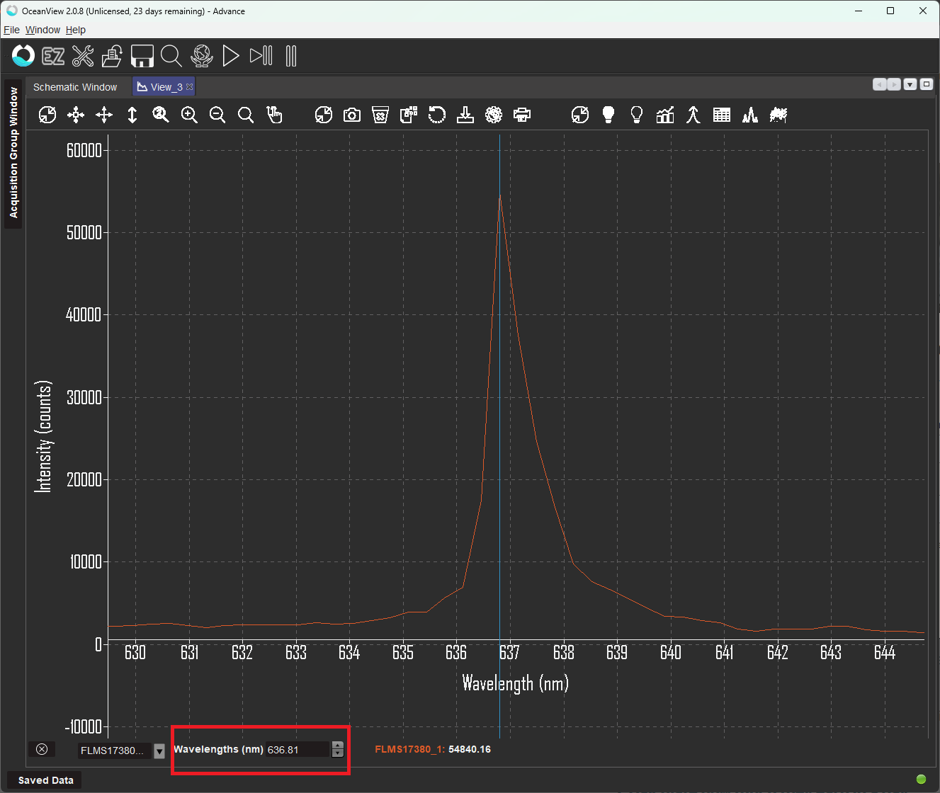 Ocean Optics Flame-S-VIS-NIR Spectrometer 350nm (340 - 1019nm) Tested Working