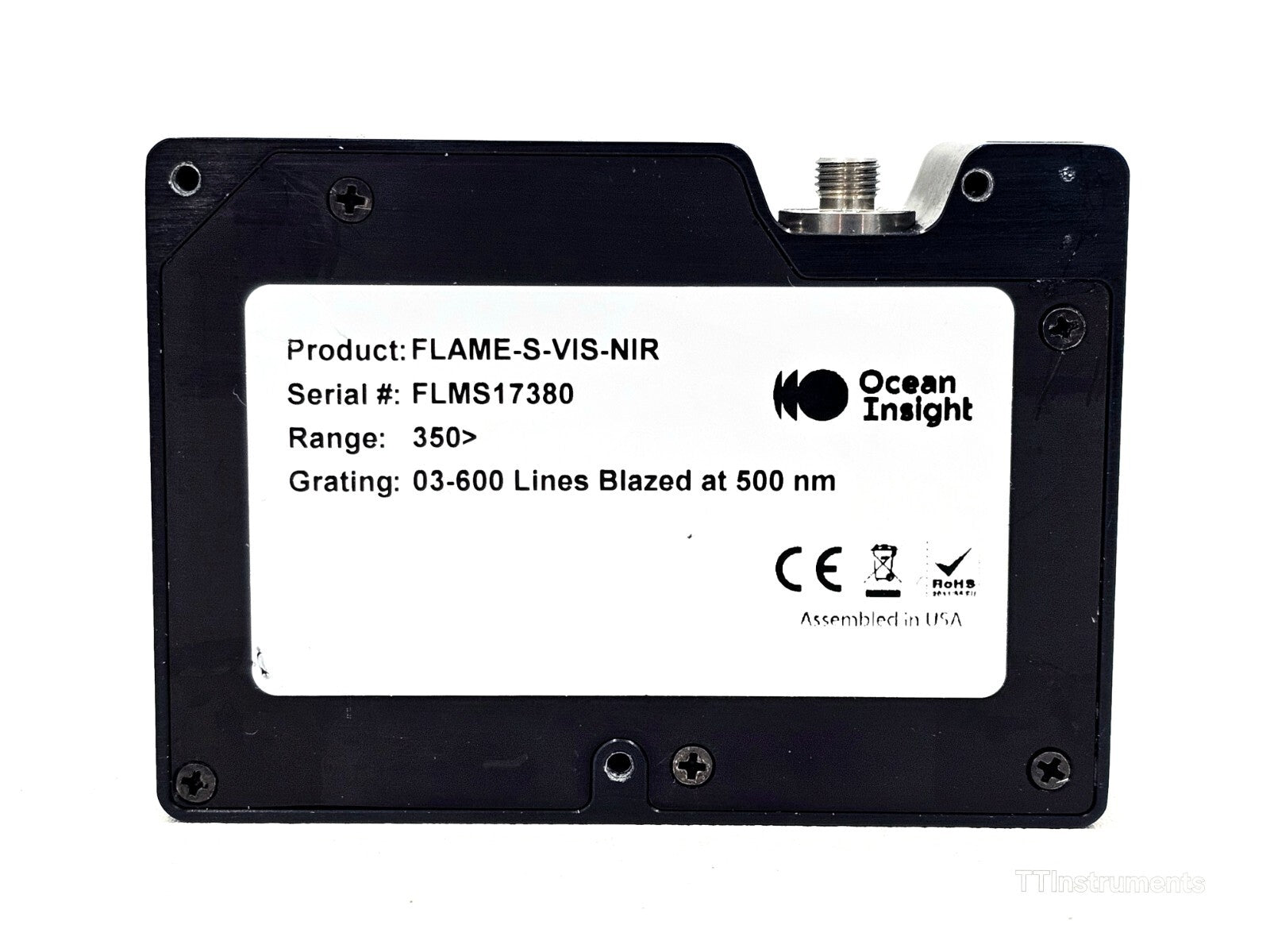 Ocean Optics Flame-S-VIS-NIR Spectrometer 350nm (340 - 1019nm) Tested Working