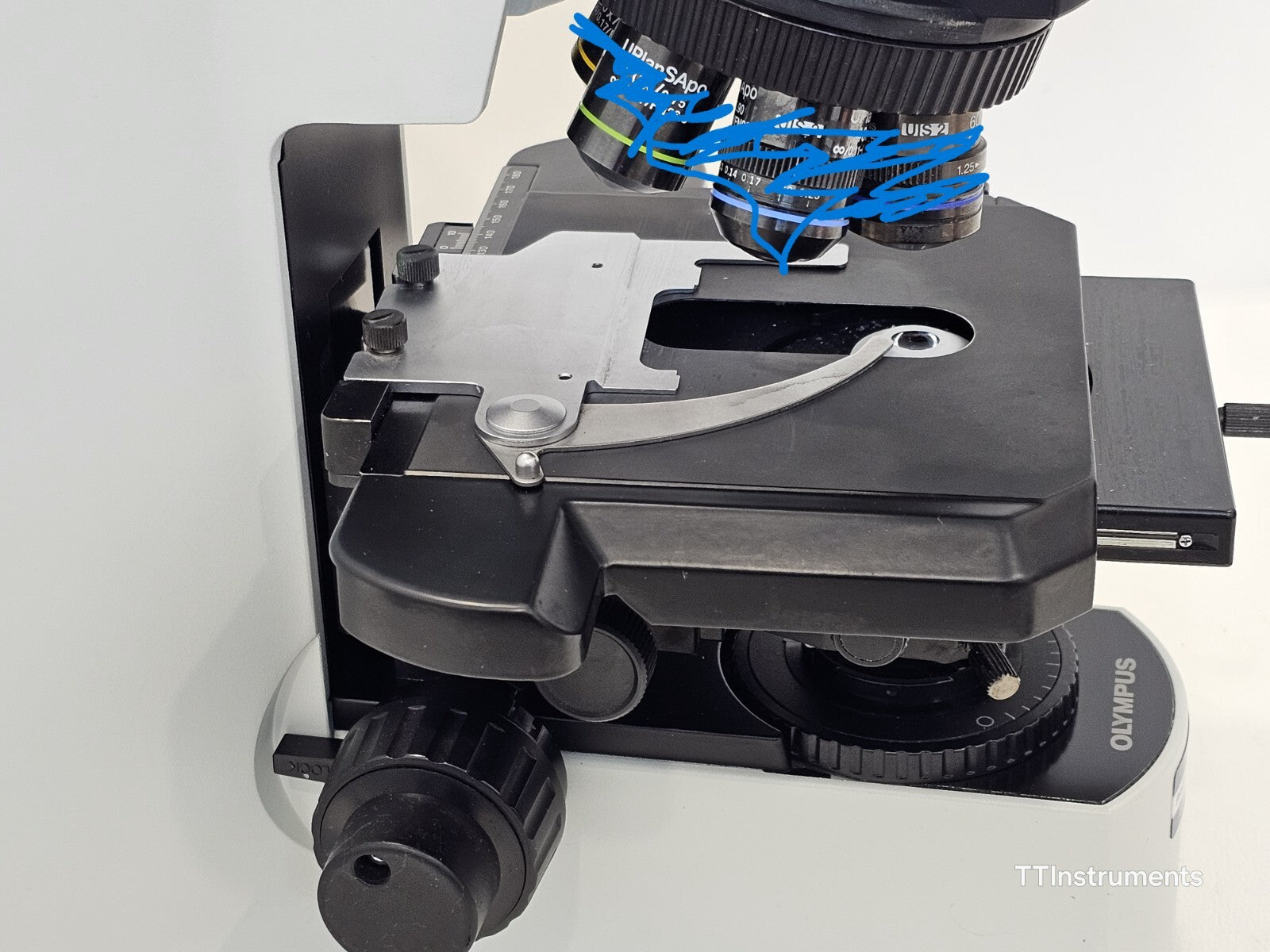 Olympus BX51TF Microscope BX51 with WHN10X/22 Eyepieces & ColorView Camera