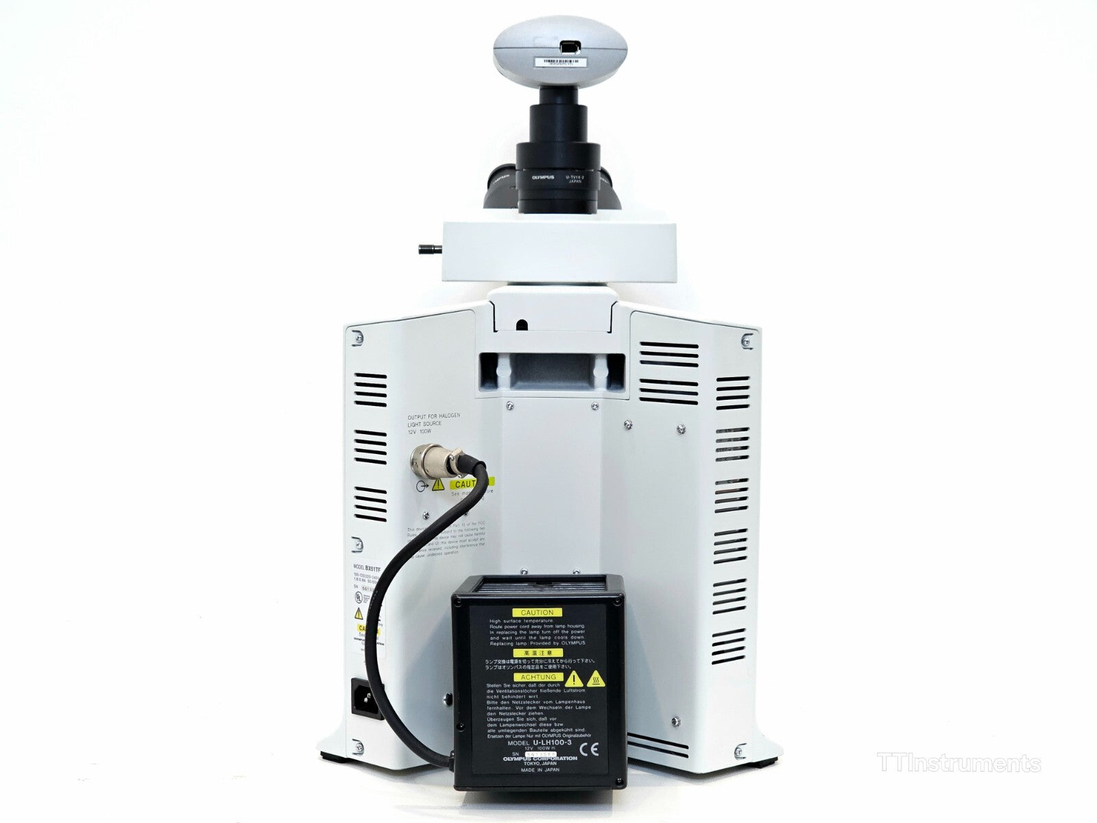 Olympus BX51TF Microscope BX51 with WHN10X/22 Eyepieces & ColorView Camera