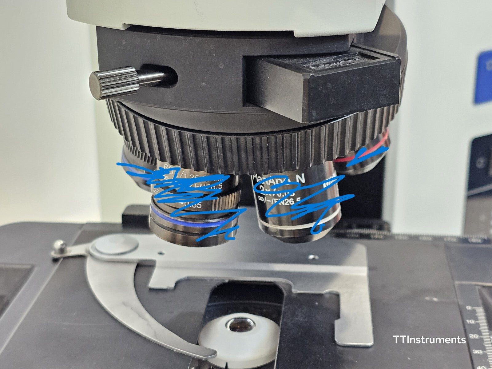Olympus BX51TF Microscope BX51 with WHN10X/22 Eyepieces & ColorView Camera