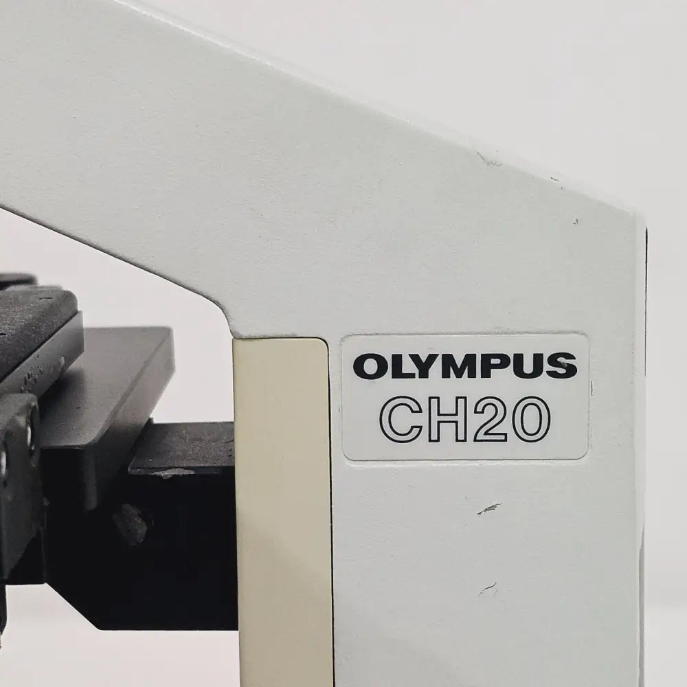 Olympus CH20 BIMF200 three-quarter view showing full microscope profile and stand design