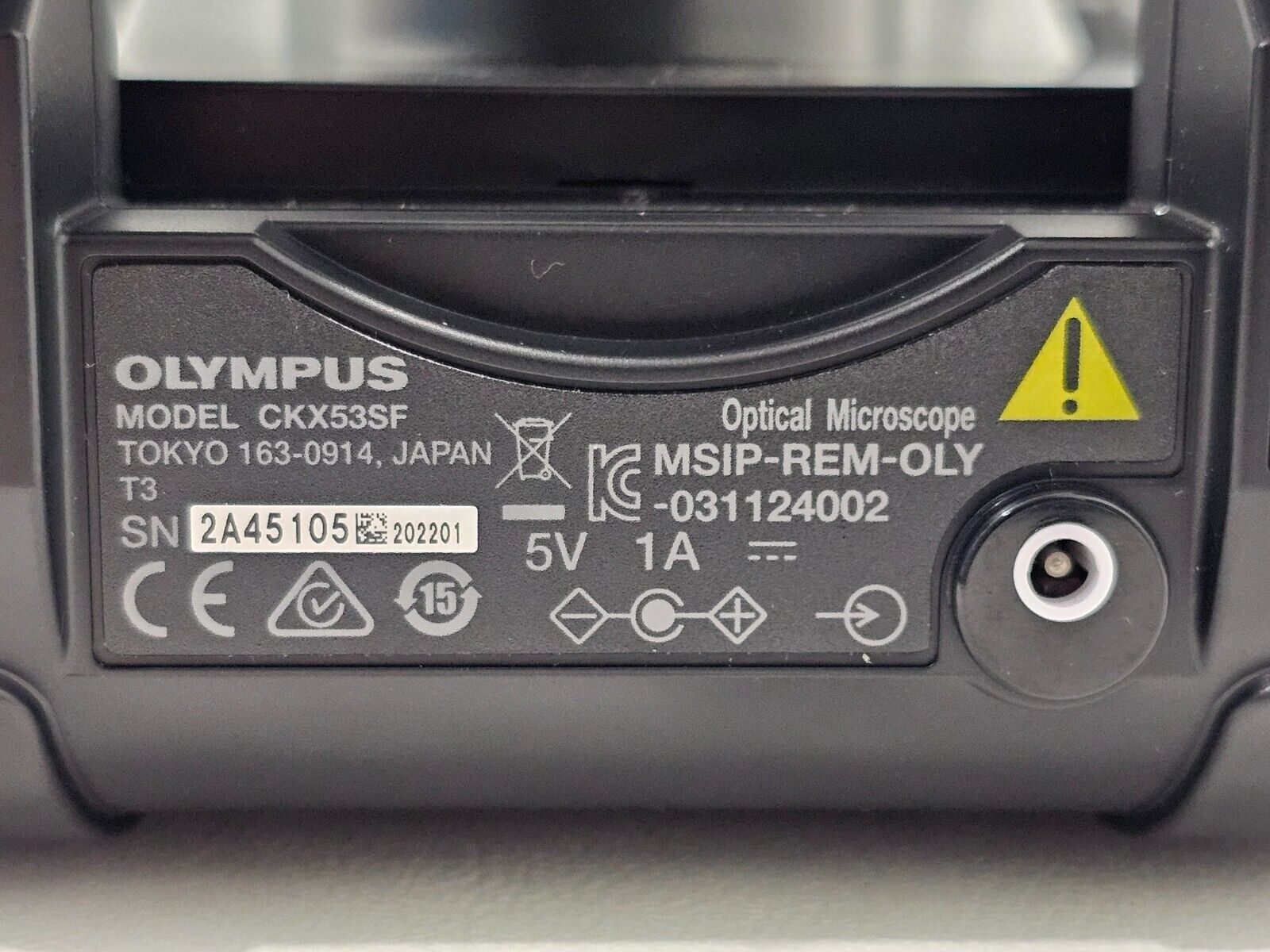 Olympus CKX53 Tissue Culture Inverted Microscope 4X, 10X, 20X, 40X Objectives