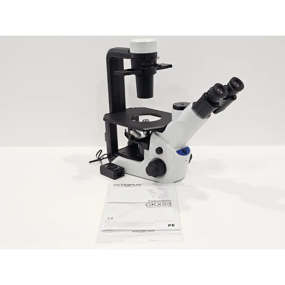 Olympus CKX53 Tissue Culture Inverted Microscope 4X, 10X, 20X, 40X Objectives