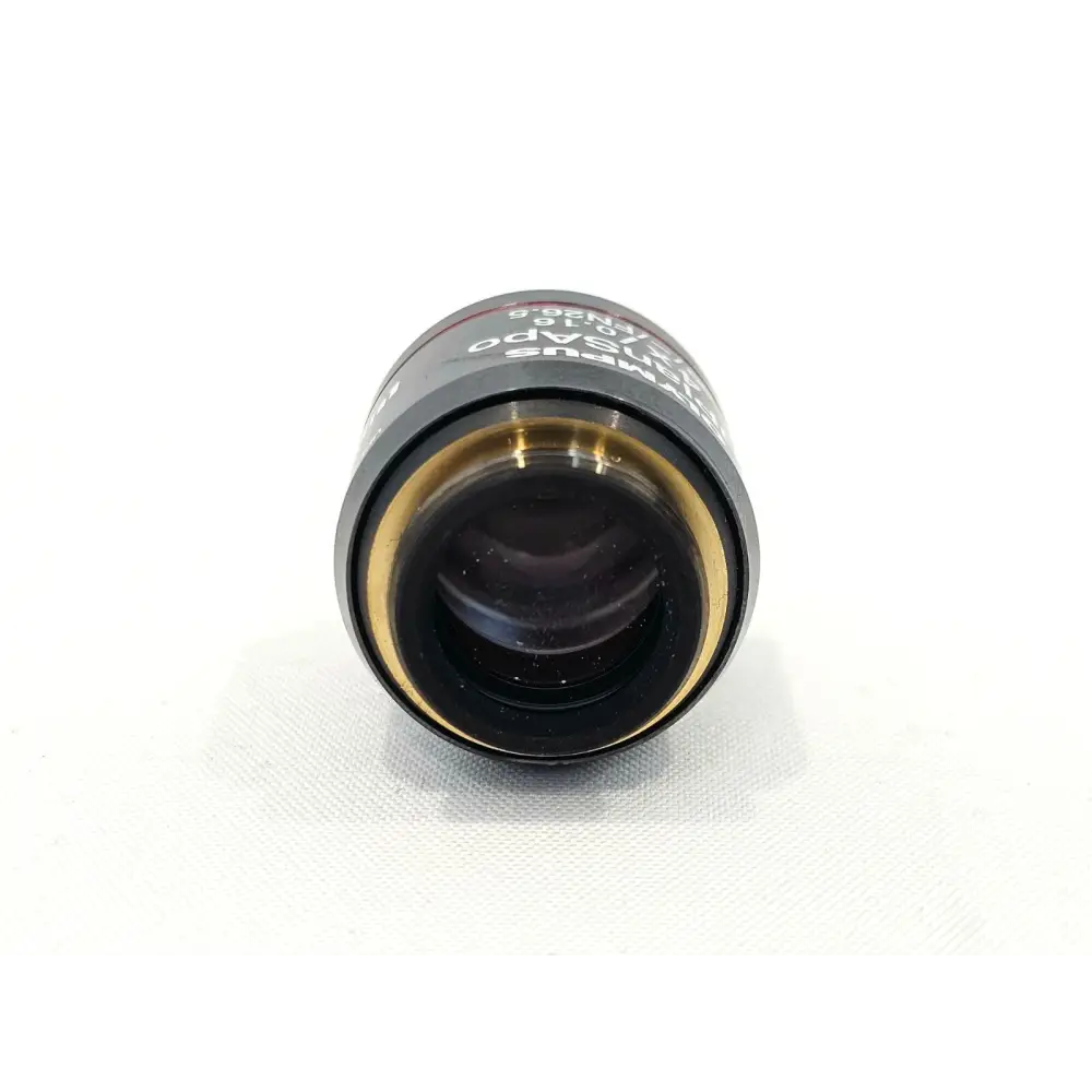 Olympus UPlanSApo 4x objective side profile showing barrel detail and FN26.5 specification