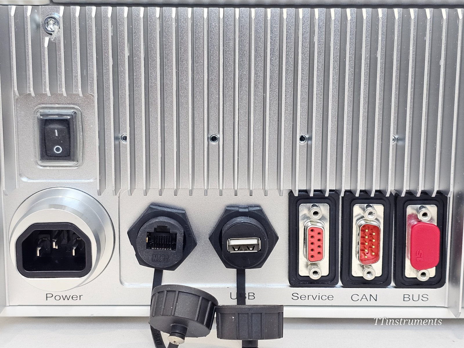Pall FFS04 S Flowstar IV integrity tester right-side view showing instrument body and label