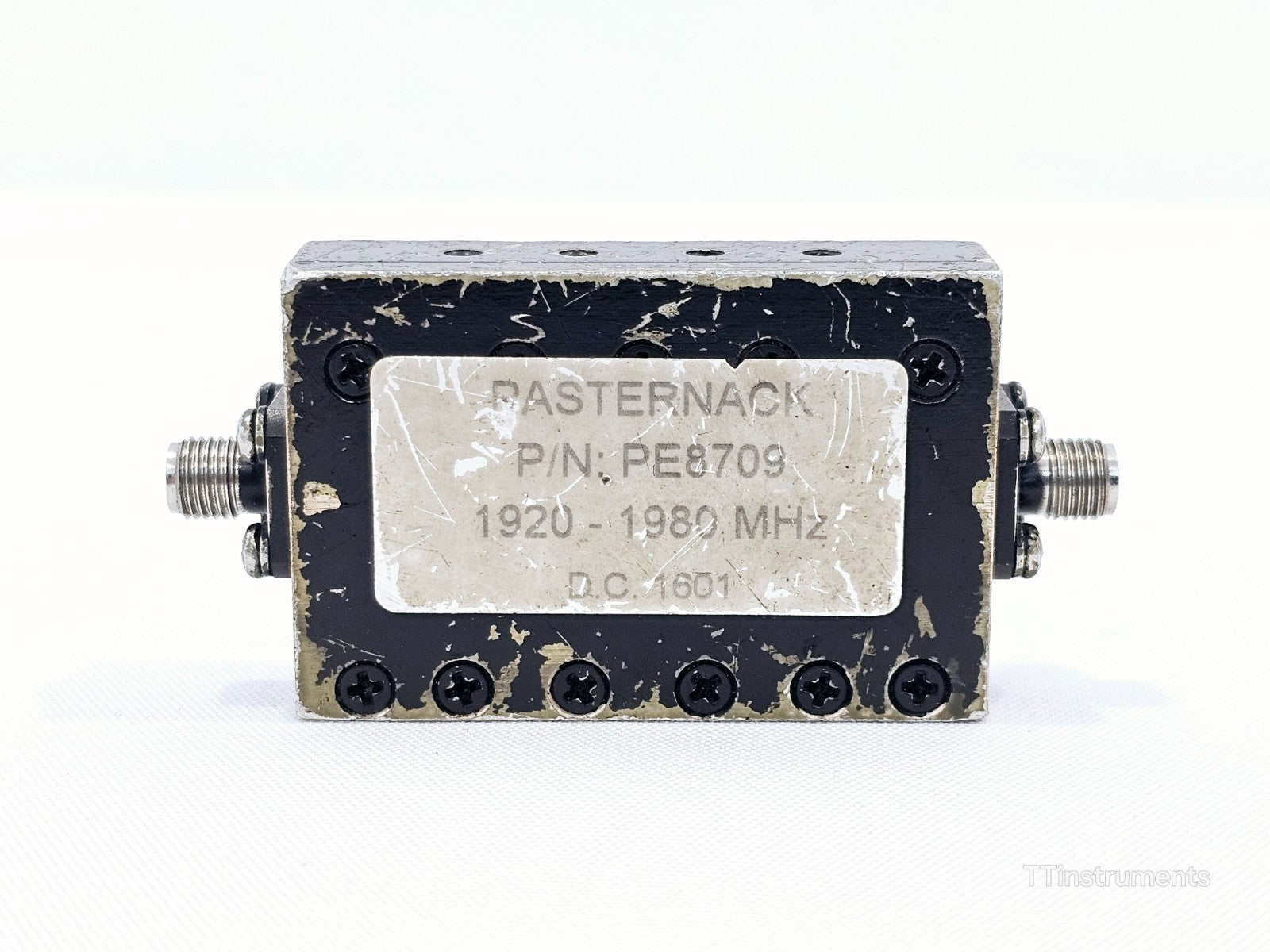 Pasternack PE8709 4 Section Bandpass Filter 1920-1980 MHz 60 MHz Passband