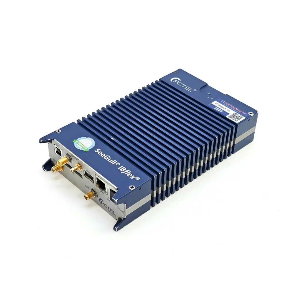 PCTEL IBflex 08900S rear view showing power input and additional connectivity ports