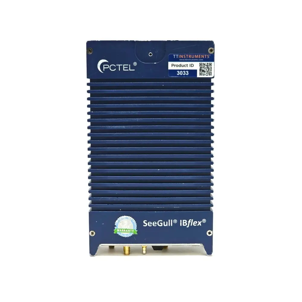 PCTEL SeeGull IBflex scanning receiver with battery pack attached, ready for walk test