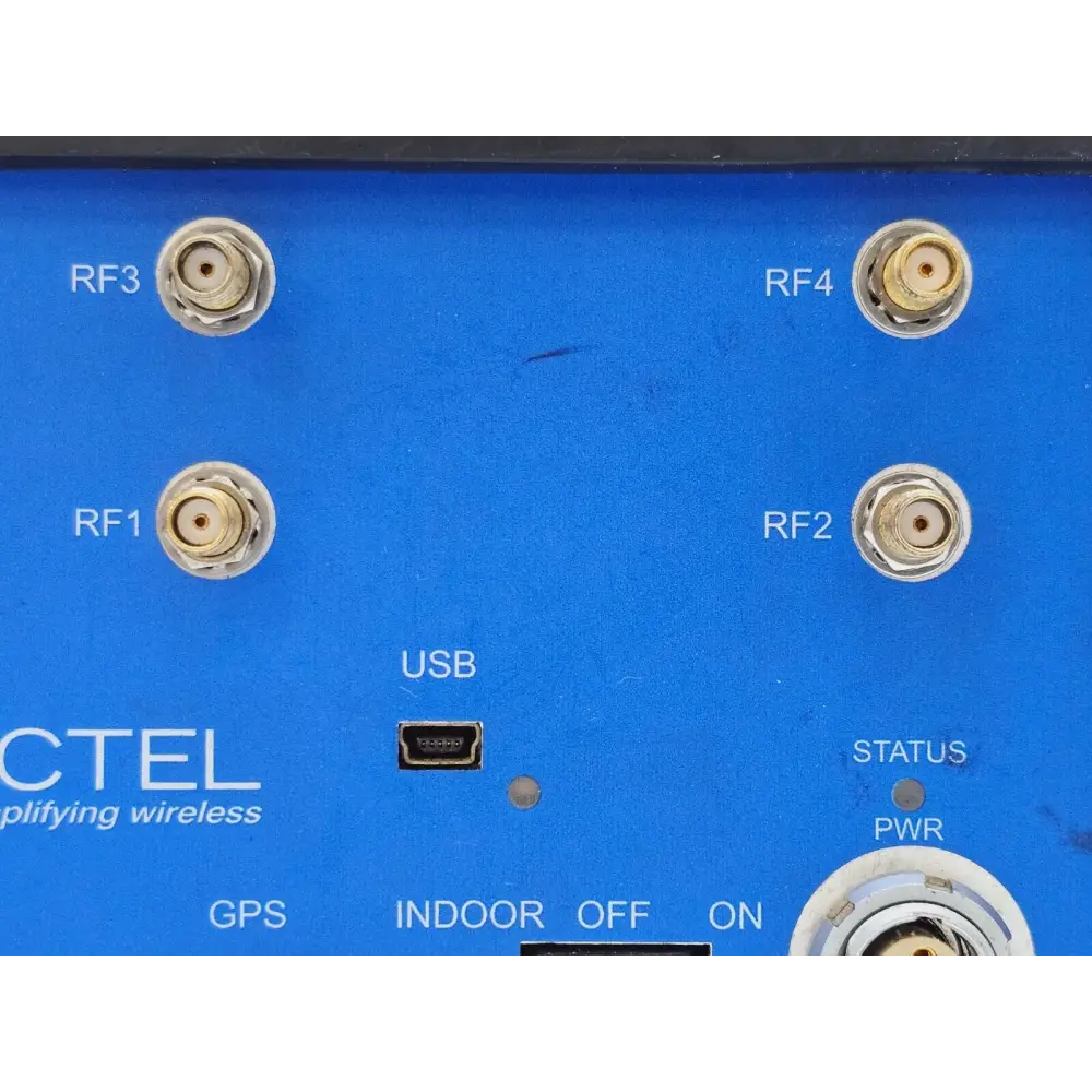 PCTEL SeeGull MX unit with four OP451 multi-band mag-mount antennas attached