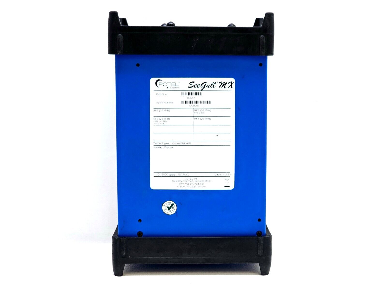 PCTel SeeGull MX Scanning Receiver 07512 GSM WCDMA LTE 800/900/1800/2100 MHz EXT