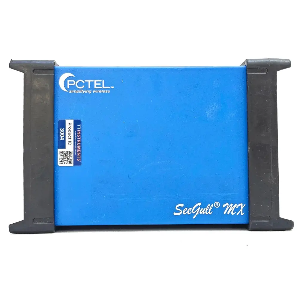 PCTEL SeeGull MX scanning receiver top view with antenna port labels visible