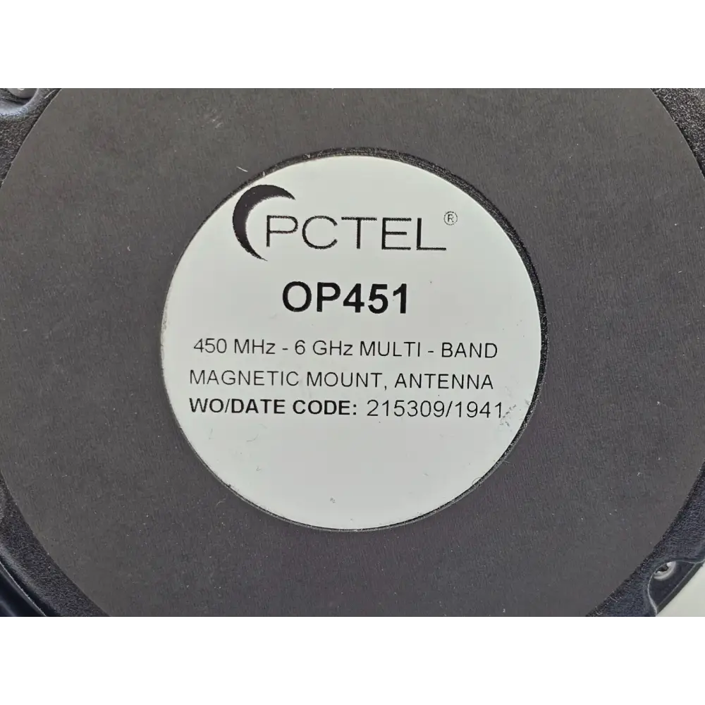 Close-up of PCTEL MXflex RF SMA connector ports labelled for 4-port MIMO antenna connections