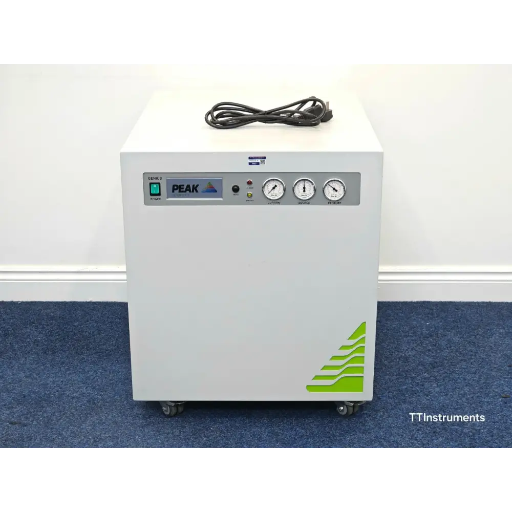 Peak Scientific Genius ABN2ZA Nitrogen Generator front view, manufactured 2017