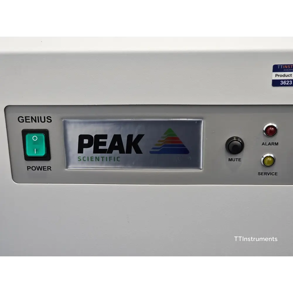 Peak Scientific Genius ABN2ZA top view showing unit casing and labelling