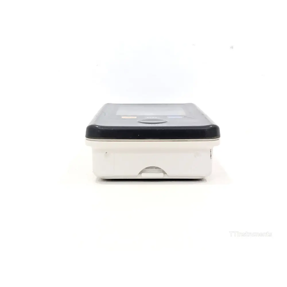 Philips IntelliVue MX40-2B4 patient monitor bottom edge view showing cable connector port and housing profile