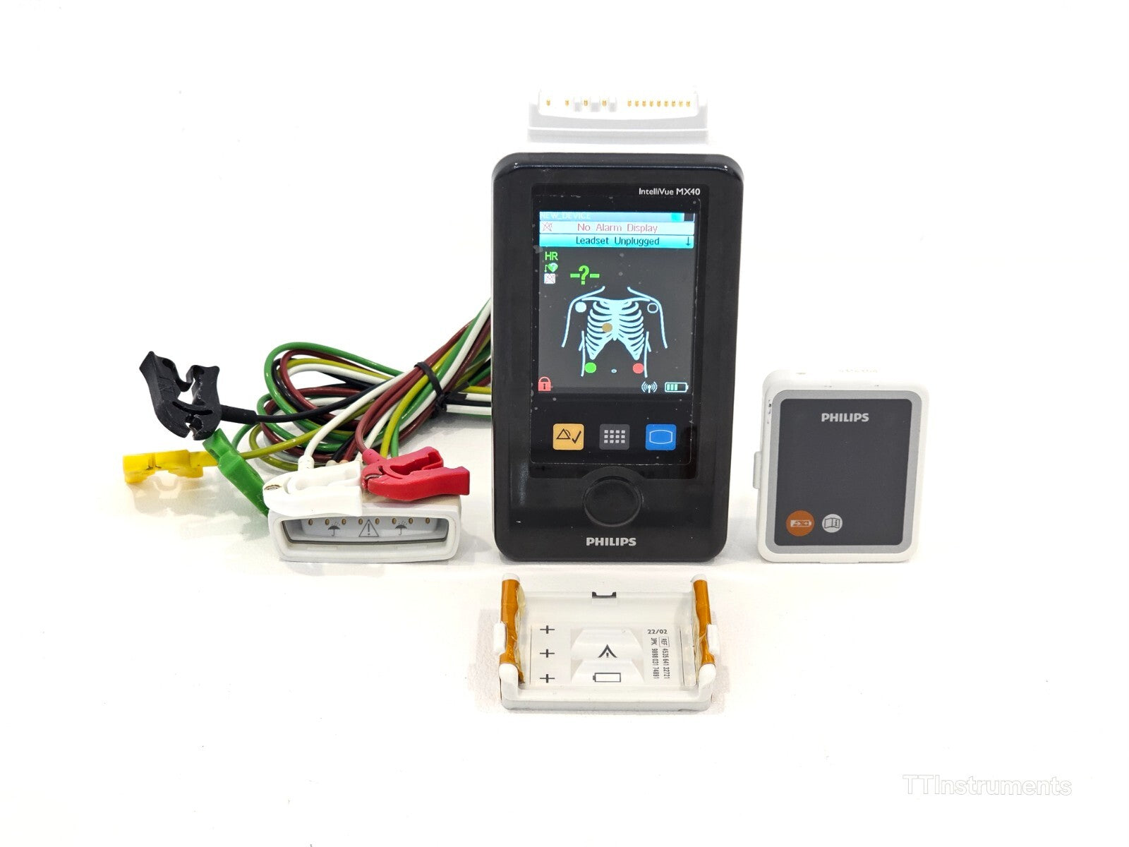 Philips IntelliVue MX40-2B4 Patient Monitor + 2x Batteries MX40 MFD 2018