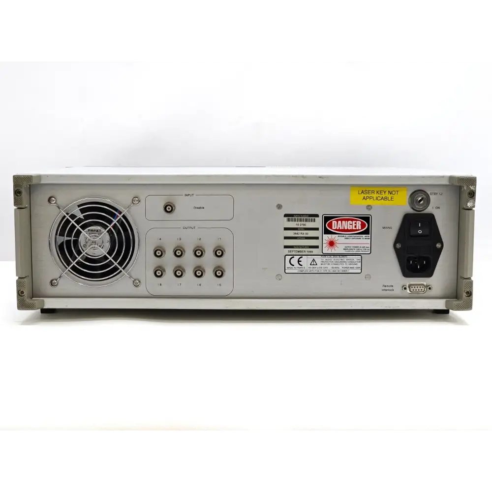 Photonetics TUNICS-OM 3642 mainframe side profile view