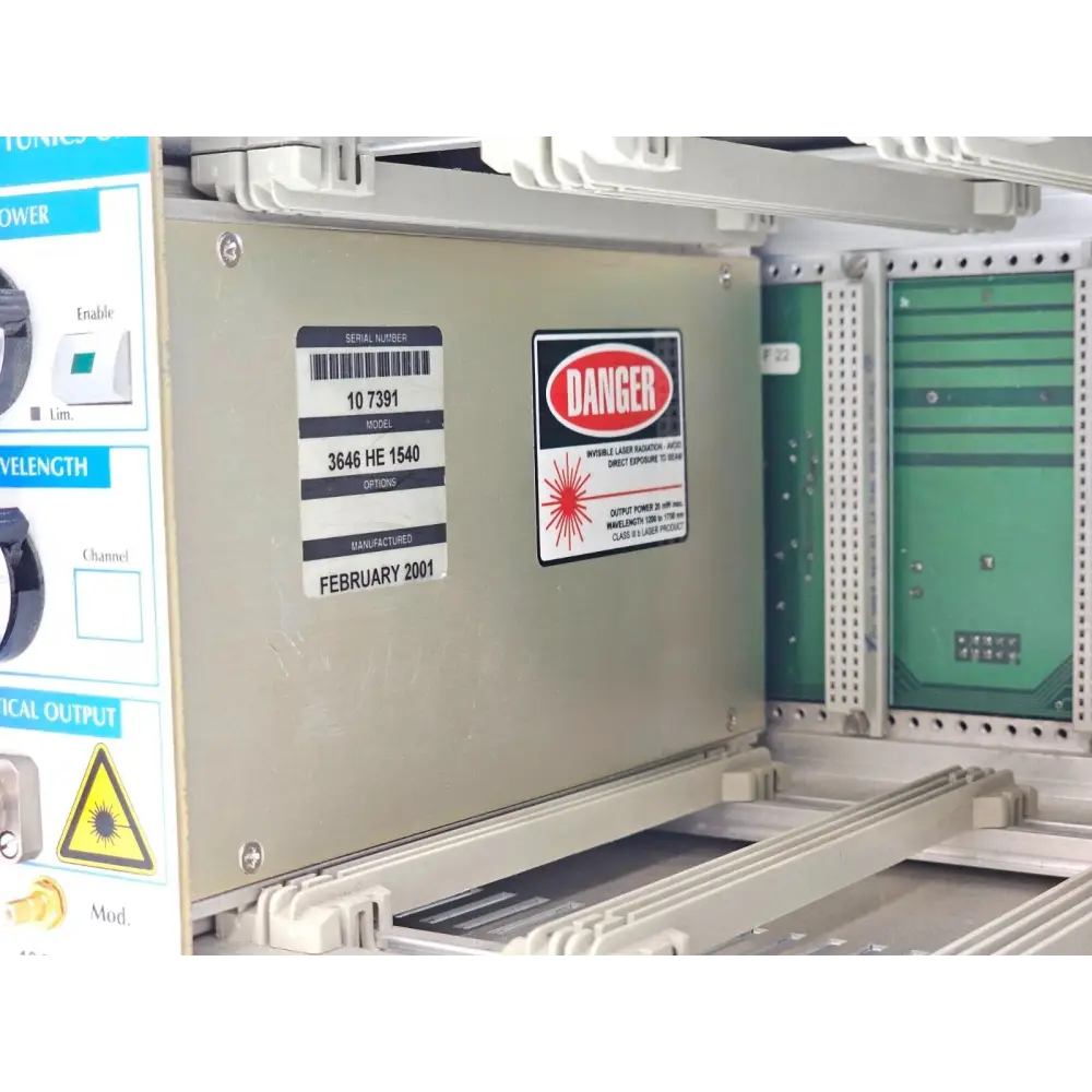 Photonetics TUNICS-OM 3642 with dual 3646 HE 1540nm laser modules installed