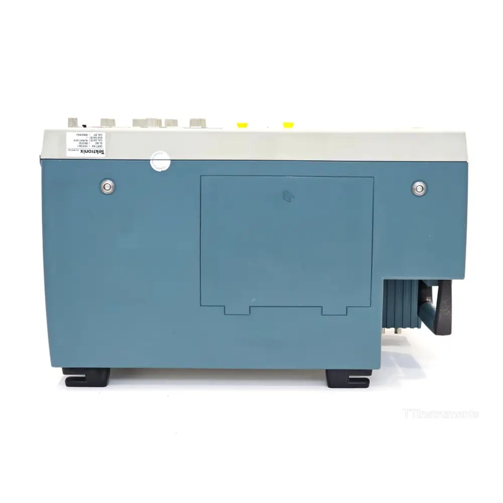 Tektronix TDS5104B oscilloscope right side panel with power and connectivity