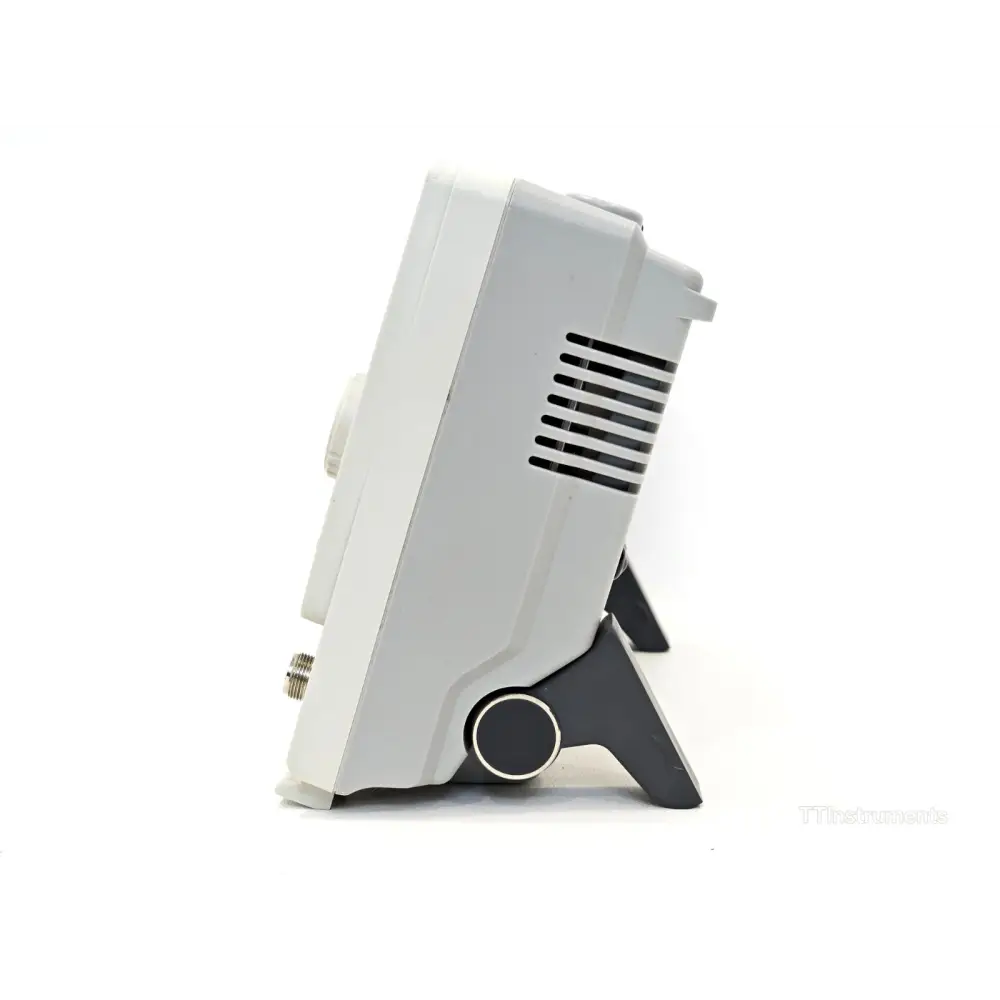 GW Instek GSP-9330 rear panel showing RF input, USB, LAN and VGA connectors
