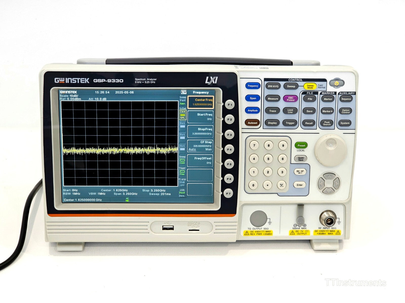 READ DESCRIPTION GW INSTEK GSP-9330 Spectrum Analyzer 9 kHz - 3.25 GHz
