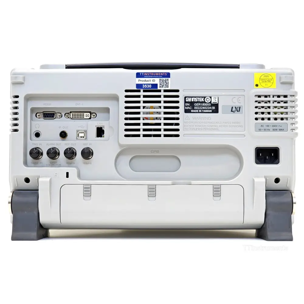 GW Instek GSP-9330 spectrum analyser left-side profile view