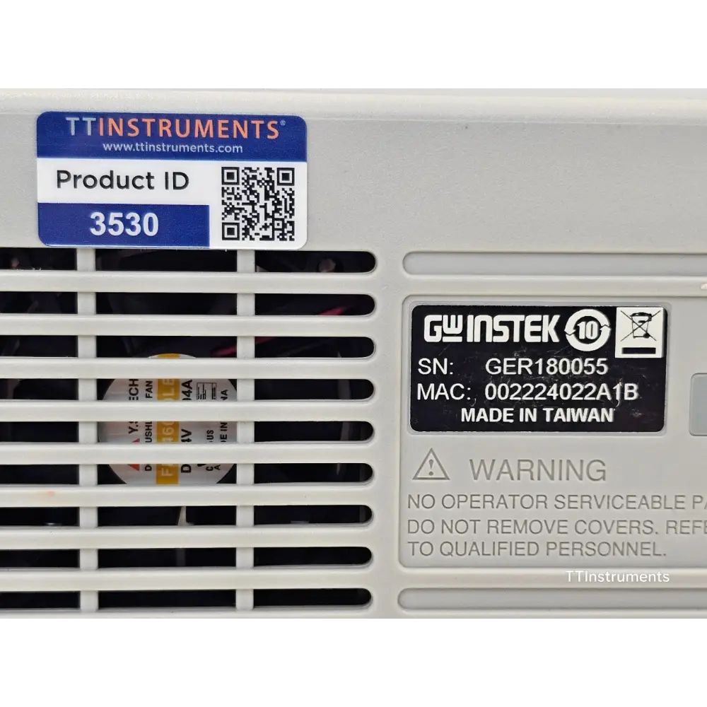 GW Instek GSP-9330 spectrum analyser angled three-quarter front view