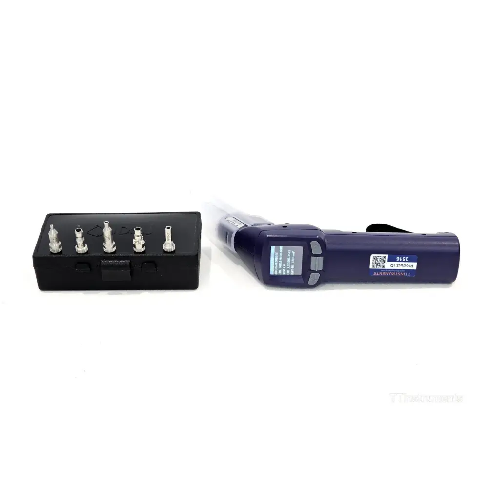 Viavi FiberChek probe unit showing display screen and body