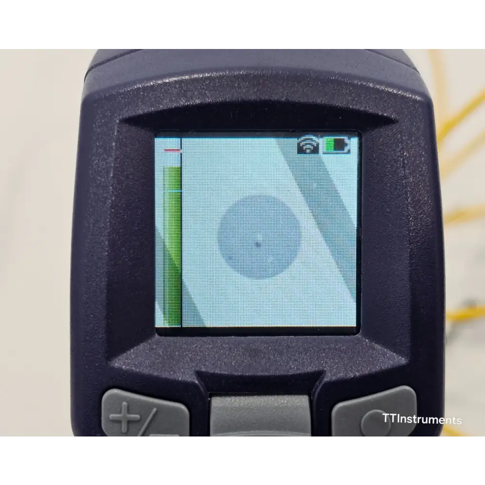 FiberChek screen line visible from alternate angle — reflected in reduced price