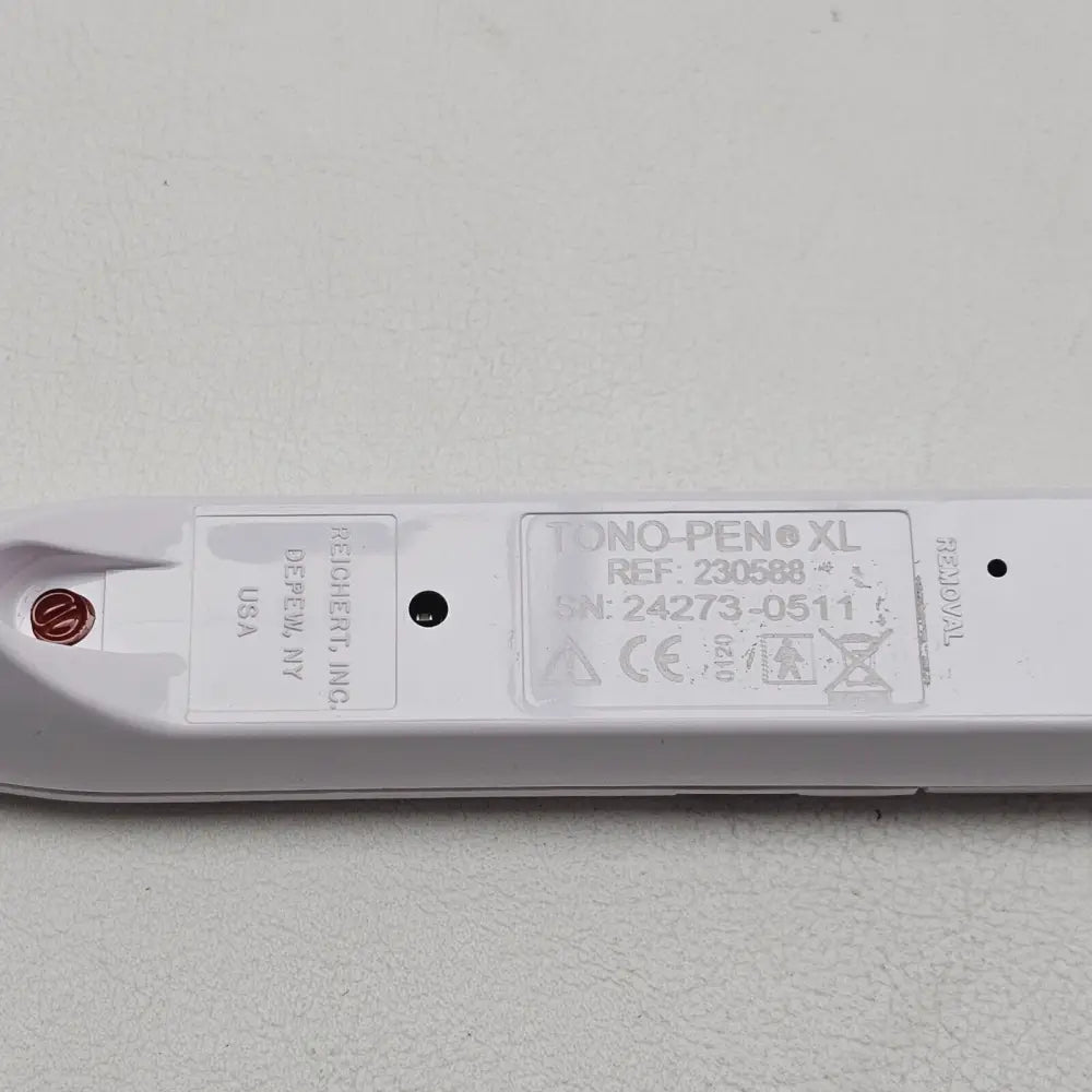 Reichert TONO-PEN XL shown with battery included in the sale