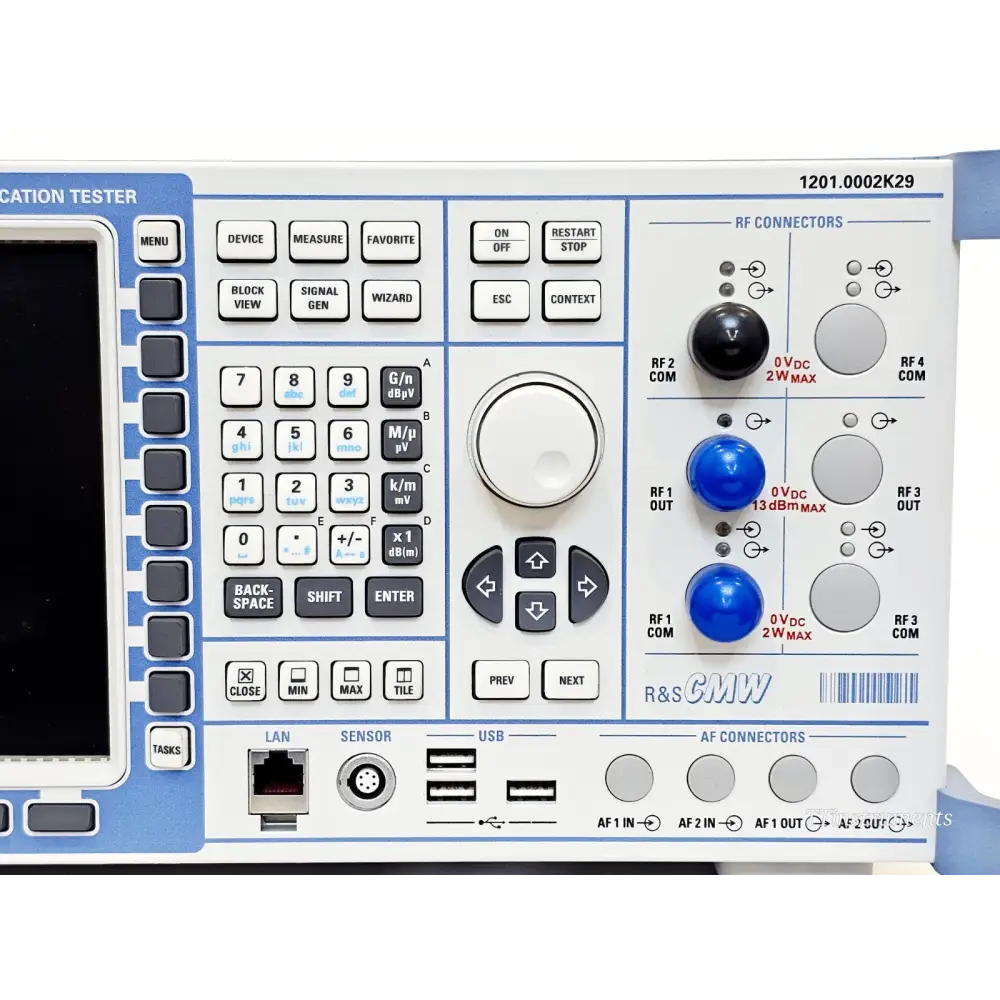 Rohde & Schwarz CMW290 Radio Communication Tester 1201.0002K29 RF Test Signal +