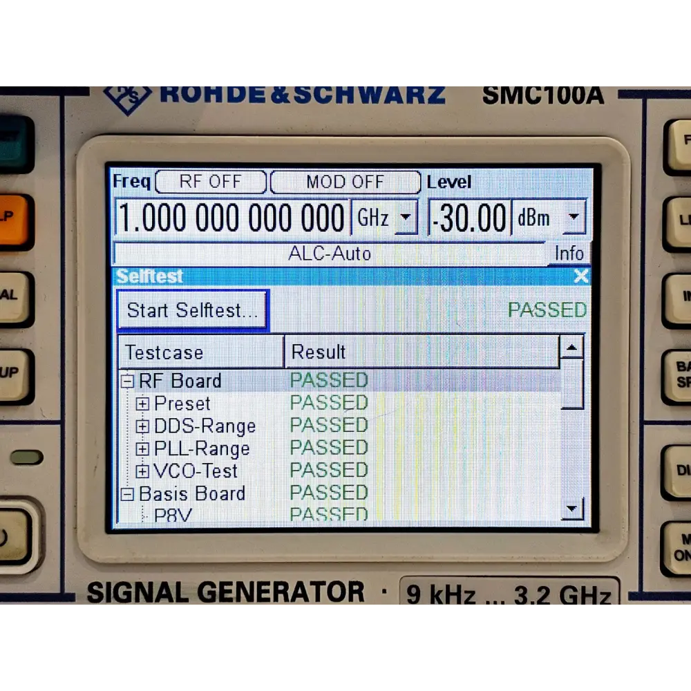 Rohde & Schwarz SMC100A 9 khz - 3.2 GHz Signal Generator SMC-B103 Option R&S SMC