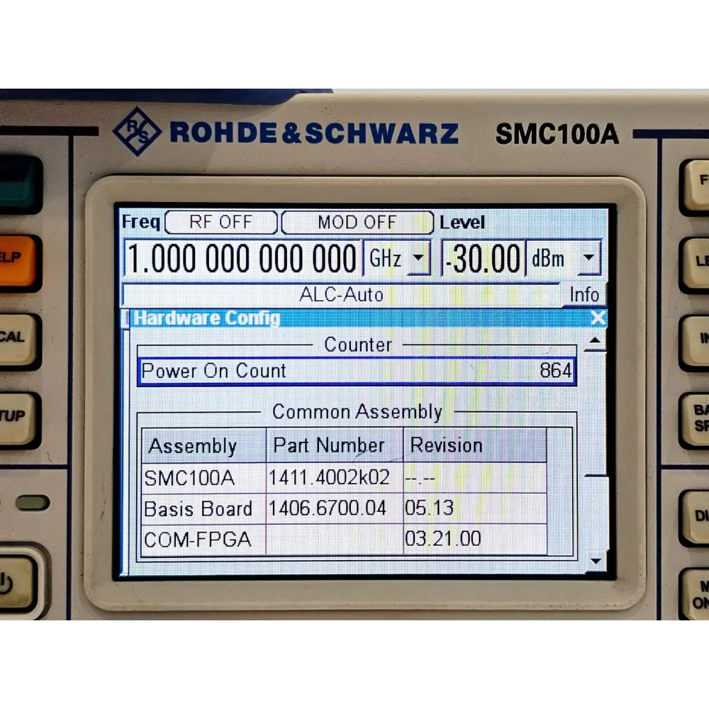 Rohde & Schwarz SMC100A 9 khz - 3.2 GHz Signal Generator SMC-B103 Option R&S SMC