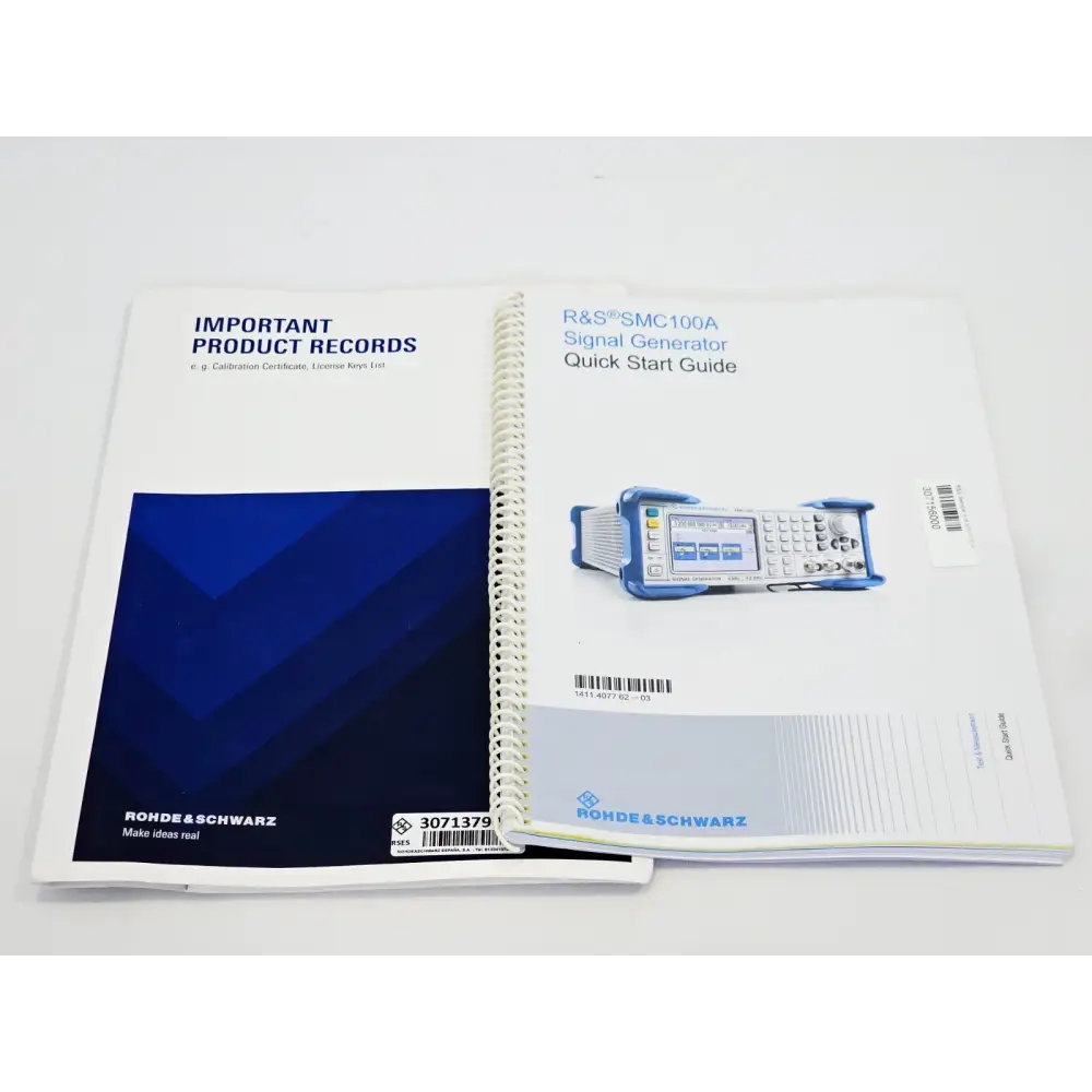 Rohde & Schwarz SMC100A 9 khz - 3.2 GHz Signal Generator SMC-B103 Option R&S SMC