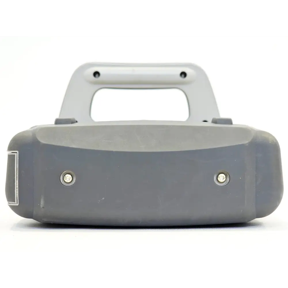 Rohde & Schwarz ZVH4 Cable Antenna Analyzer bottom view showing rubber bumper feet and carry handle