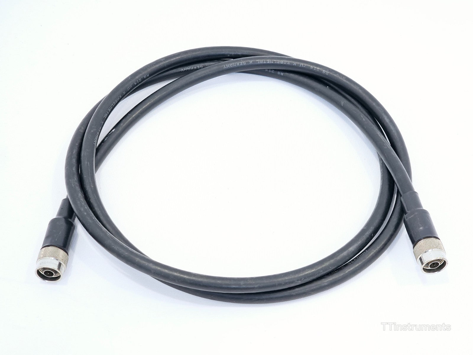 RS PRO Male N Type to Male N Type, 2m, RG214 Coaxial, Terminated50 Ω